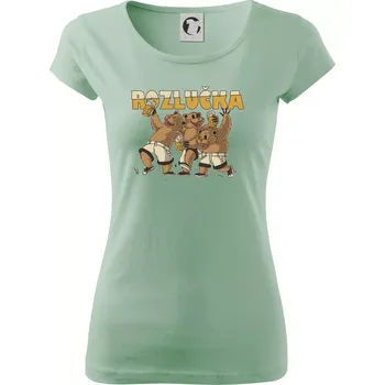 Dámské tričko Rozlučka medvědi - Dámské triko Pure - 3XL ( Sage )