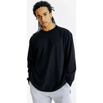 Dámská mikina DECATHLON Pánské tričko s dlouhým rukávem Elementals L ČERNÁ