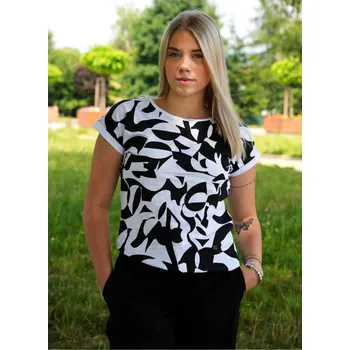 Dámské tričko Dámské triko KIXMI UDIA ČERNÁ/BÍLÁ XS