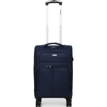 Kabinový cestovní kufr na kolečkách, látkový, 40 l, model 619 tmavě modrá