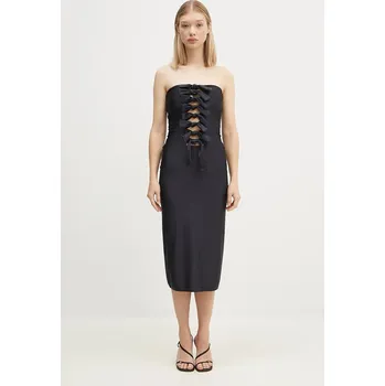 Dámské šaty Šaty Coperni Jersey Knot Gala COPR110BIS545 černá 99X, vel. M