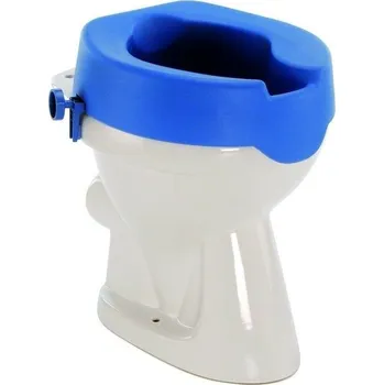Koupelnové sedátko DMA 508 Super - Nástavec na WC vyměkčený modrý 10 cm