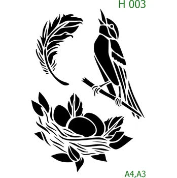 Šablona H 003 - A4 , Lepící fólie