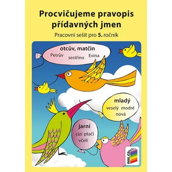 Český jazyk Procvičujeme pravopis přídavných jmen - pracovní sešit pro 5. ročník NŠB – Bičanová Lenka