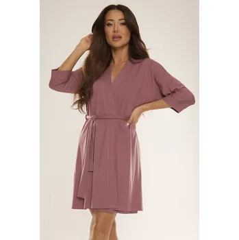Dámský župan Dámský viskózový župan Visa starorůžový S