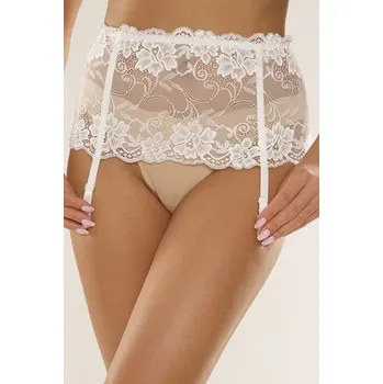 Podvazkový pás Široký podvazkový pás Babette ecru XXL