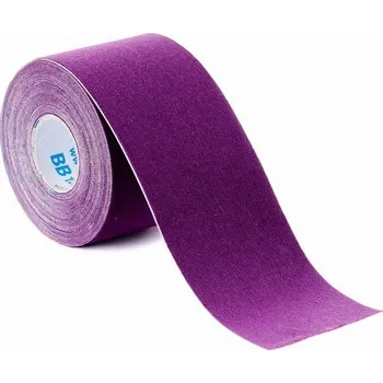 Tejpovací páska BB Tape Kineziologický tejp ICE silk - fialová 5 cm x 5 m