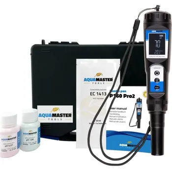 AquaMaster Tools P160 PRO 2, pH a EC/TDS/PPM metr s teploměrem