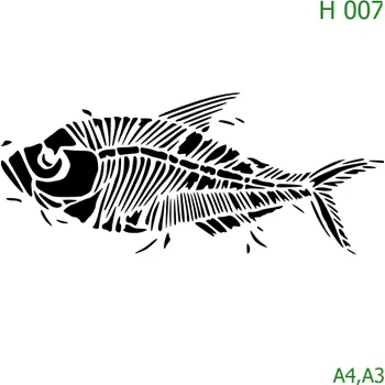 Šablona H 007 - A3 , Nelepící folie