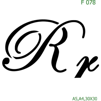 Šablona F 078 - A5 , Nelepící folie