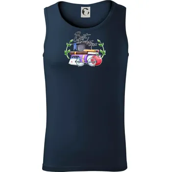 Pánská móda Best teacher ever - Tílko pánské Core - XL ( Námořní modrá (velmi tmavá - téměř černá) )