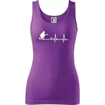 Dámské tričko EKG petanque - Dámské tílko - 2XL ( Fialová )
