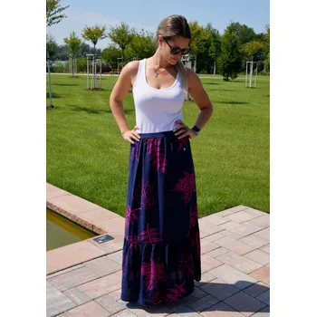 Dámská sukně Dámská sukně KIXMI SUMEY TMAVĚ MODRÁ XS