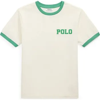 Tričko Polo Ralph Lauren bílá barva, 323971297002 00X, vel. 163-174