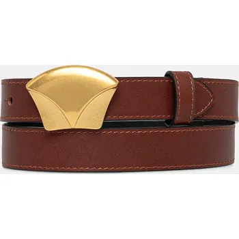 Opasek Kožený pásek Sessun 25216002 hnědá 89X, vel. S
