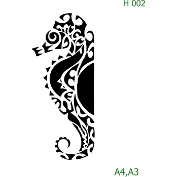 Šablona H 002 - A3 , Nelepící folie