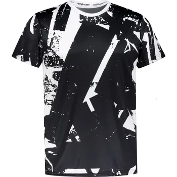 Pánské oblečení Pánské funkční triko premium ALTISPORT VOJ/ALM079TR01 ČERNOBÍLÁ M