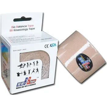 Tejpovací páska BB Tape Kineziologický tejp 4D - dynamický - tělová barva 5m x 5cm