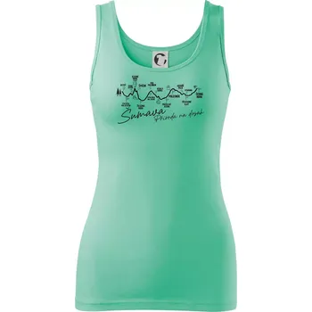 Dámské tričko Šumava - Příroda na dosah - Dámské tílko - XS ( Mátová )