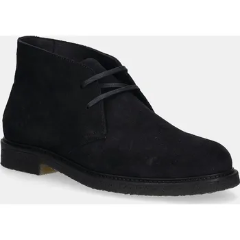 Pánské tenisky Semišové boty BOSS Kope pánské, tmavomodrá barva, 50548077 50548077.401 59X, EUR 43