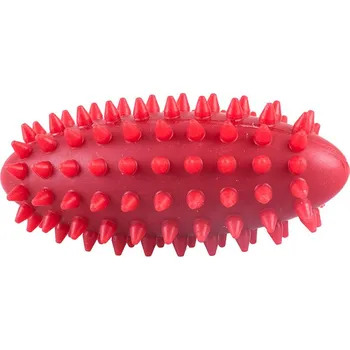 JAKOBS Masážní vajíčko s bodlinkami 11 cm plněné pískem 250g - červená