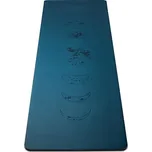 Prémiová jógamatka - fáze měsíce petrolejová z přírodního kaučuku, bezpečná, protiskluzová, 183 * 61 cm