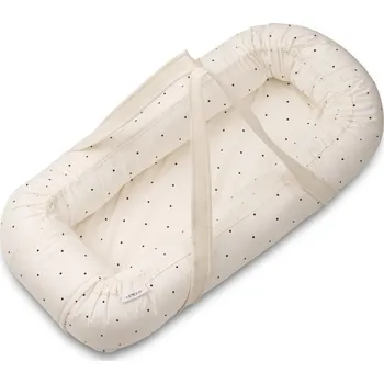Hnízdečko pro miminko Přenosné hnízdečko Gro "Classic Dot Creme De La Creme" Liewood