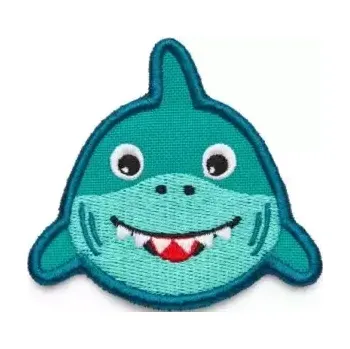 Školní batoh Dětský odznáček na suchý zip Affenzahn Velcro badge - Shark