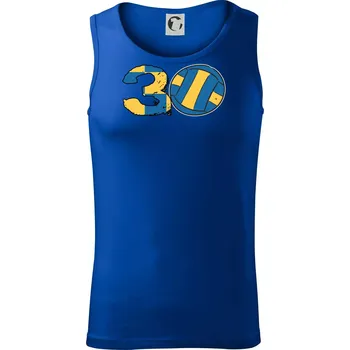 Volejbal kulaté narozeniny 30 - Tílko pánské Core - L ( Královská modrá )