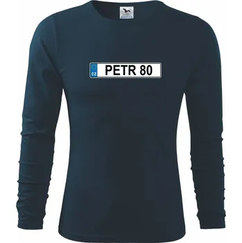 Pánská móda SPZ Petr 80 - Triko s dlouhým rukávem FIT-T long sleeve - S ( Královská modrá )
