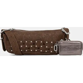 Kabelka Kabelka Desigual NEW PATCH 1 CHOCO hnědá barva, 25WAXPBO 89X, vel. ONE SIZE