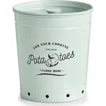 ZELLER Skladovací kovová dóza na brambory mint 19,7x21,5cm