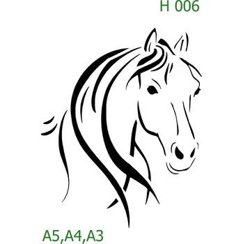 Šablona H 006 - A3 , Nelepící folie