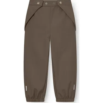 Chlapecké kalhoty MINI A TURE Dětské softshellové kalhoty MATAIANO "Tarmac Green" VELIKOST: 128/8 let
