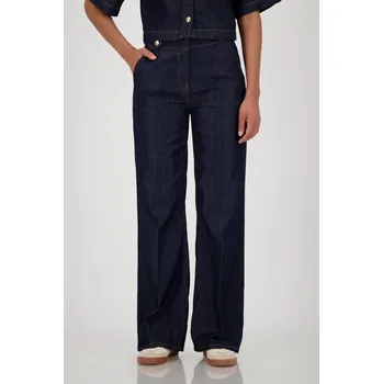 Dámské kalhoty Kalhoty Monari 9172 tmavě modré džíny Velikost: 40