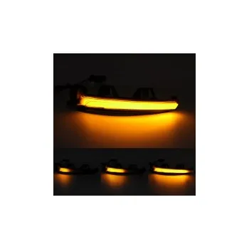 Směrový světlomet Boční LED kouřové blinkry do zrcátek s funkcí dynamického běhu Volvo XC40 2018-2023 -- rok výroby 2018-23