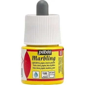 Speciální výtvarná barva Pébéo 130-001 Barva na mramorování Lemon Yellow 45 ml 1 ks