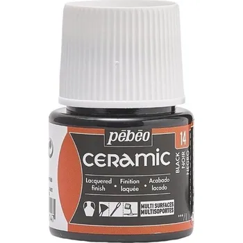Speciální výtvarná barva Pébéo Ceramic Barva na keramiku Black 45 ml 1 ks