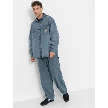 Dámské oblečení Carhartt WIP Tigan (black/blue fog/garment dyed) M, modrá