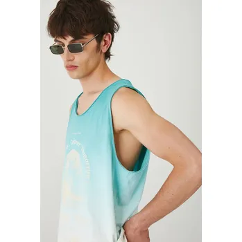 Pánské tričko Tričko bez rukávů Medicine béžová barva RW25-TTM201 01X, vel. L