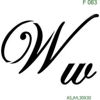 Šablona F 083 - 30 x 30 cm , Lepící fólie