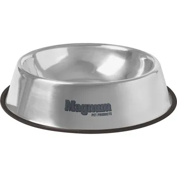 Miska pro psa Magnum miska nerezová protiskluzová s logem 1800 ml
