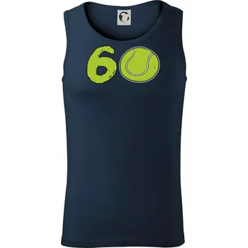 Tenis kulaté narozeniny 60 - Tílko pánské Core - XL ( Námořní modrá (velmi tmavá - téměř černá) )