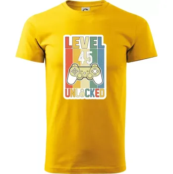 Gaming narozeniny 45 - Triko extra velké (5-8XL) - 6XL ( Žlutá )