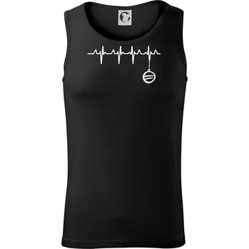 EKG Vánoční ozdoba - Tílko pánské Core - M ( Černá )