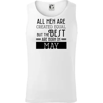 All men are created equal may - Tílko pánské Core - M ( Bílá )