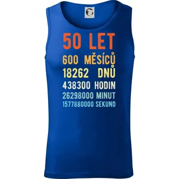 Narozeniny 50 přepočet času - Tílko pánské Core - L ( Královská modrá )