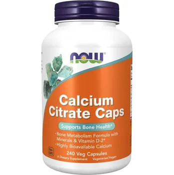 Doplněk stravy Now Foods Calcium Citrate 240 kapslí