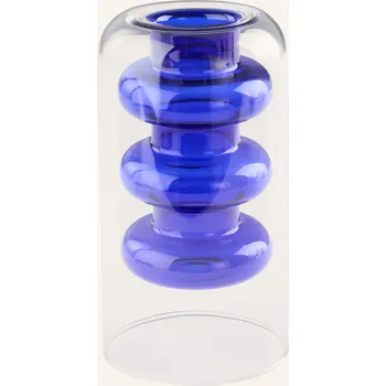 Váza Jotex Váza Tilo Blue, modrá / bílá