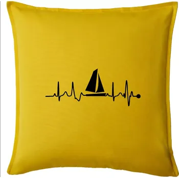 Polštář Plachtění EKG - Polštář 50x50 - 50x50 - Pouze potah ( Žlutá )
